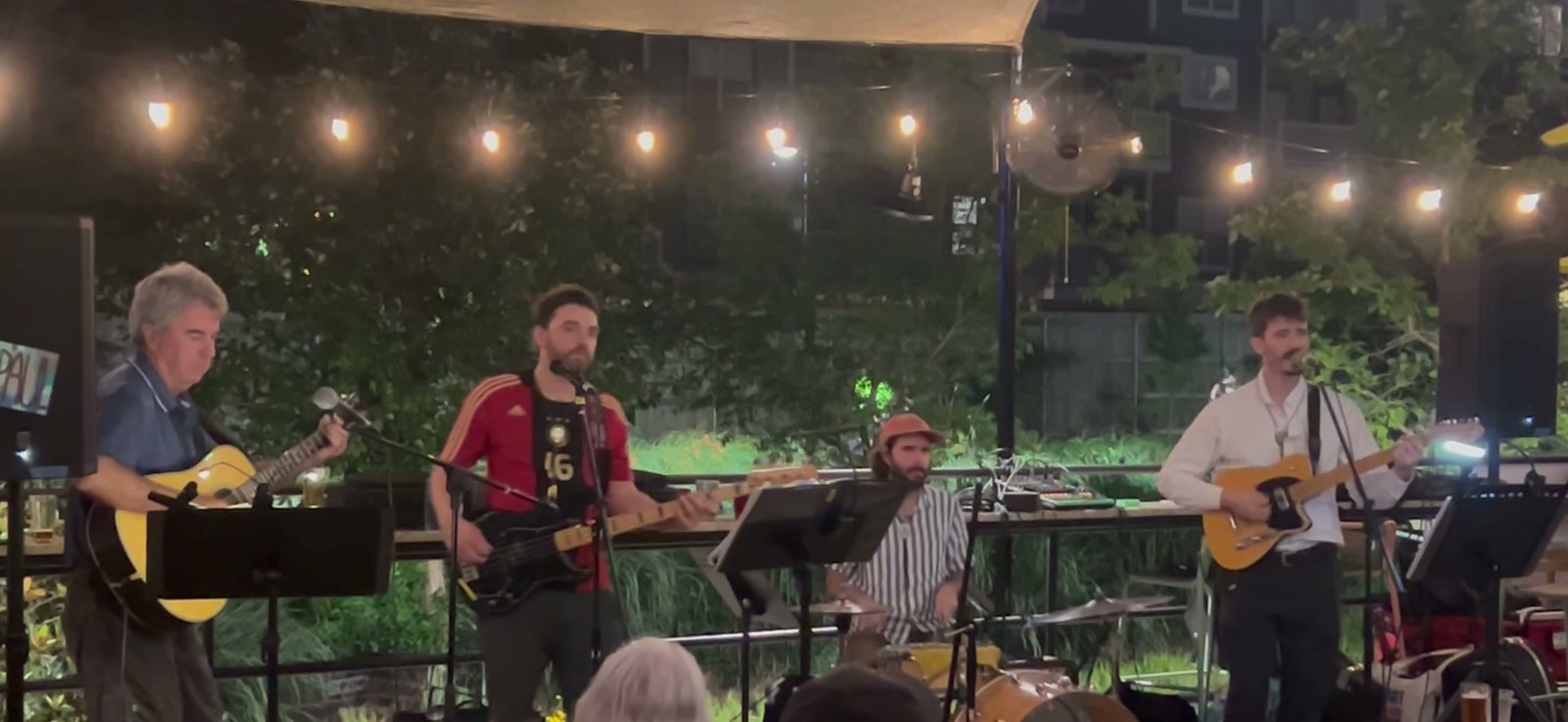 Bolo Boys live as a four-piece — Jamey on drums