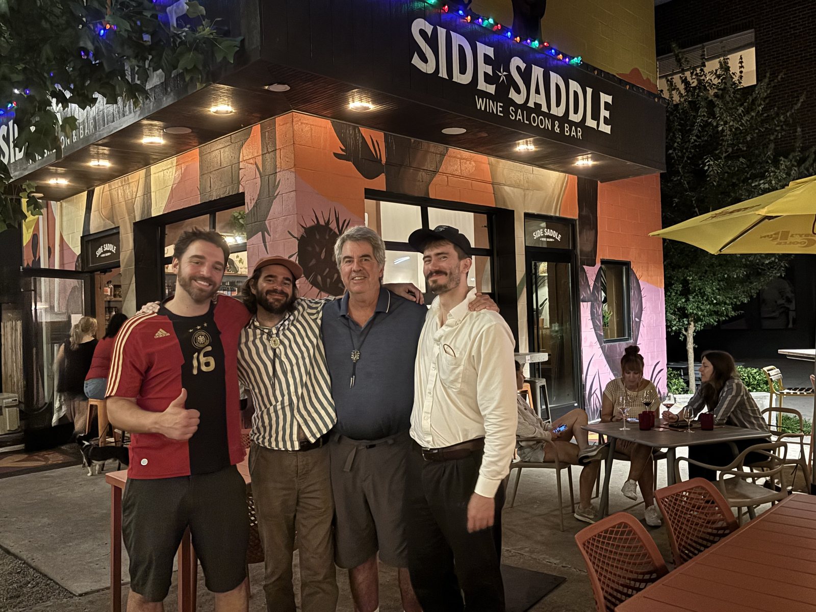 Bolo Boys outside Side Saddle